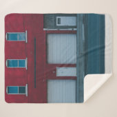 COUVERTURE SHERPA PORTES DE GARAGE BLANC FERMÉES EN JOURNÉE (Devant (Horizontal))