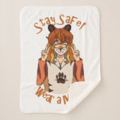 Couverture Sherpa Portez un Masque ! (Devant)