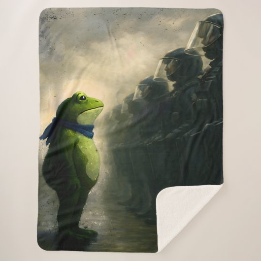 Couverture Sherpa Portland Frog Protest (Devant)