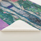 Couverture Sherpa Portrait d'Adèle Bloch Bauer, Gustav Klimt (3/4)