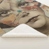 Couverture Sherpa Portrait d'art en collage multimédia (10) (3/4)