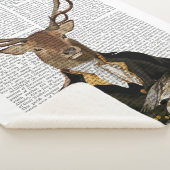 Couverture Sherpa Portrait de cerfs (3/4)