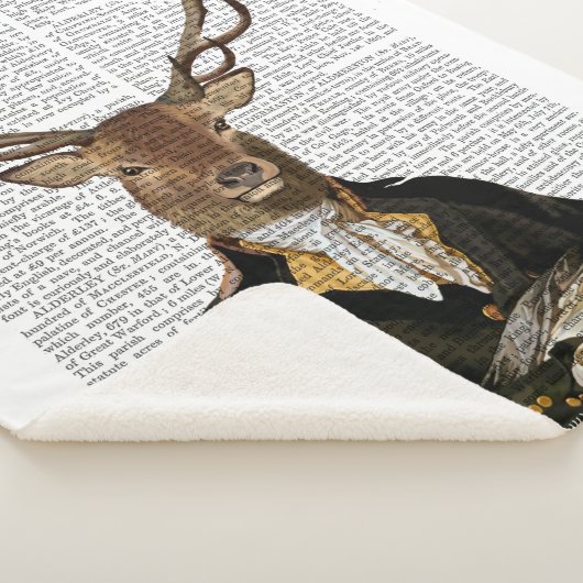 Couverture Sherpa Portrait de cerfs (3/4)