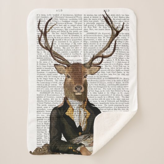 Couverture Sherpa Portrait de cerfs (Devant)