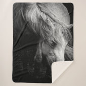 Couverture Sherpa Portrait de Dartmoor Pony Mare (Devant)