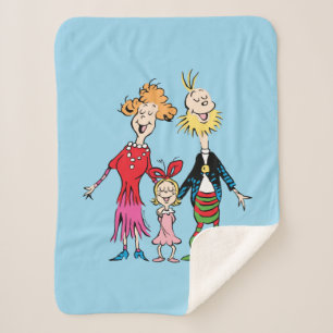 Couverture Sherpa Portrait de famille de Cindy Lou Who