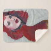 Couverture Sherpa Portrait de marché des changes - rouge (Devant (Horizontal))