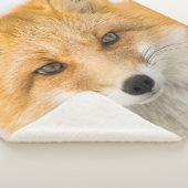 Couverture Sherpa Portrait de renard roux (3/4)