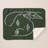 Couverture Sherpa Portrait malachite (Devant (Horizontal))