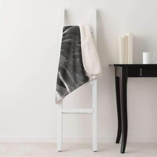 Couverture Sherpa Portrait Panther (En situation)