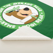 Couverture Sherpa Portrait souriant de l'ours de Yogi (3/4)