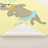 Couverture Sherpa Pose Joueuse de Cindy Bear (3/4)