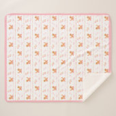 Couverture Sherpa Posh Doodle chien amour Sherpa Blanket (Devant (Horizontal))