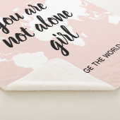 Couverture Sherpa Positif Vous N'Êtes Pas Seul Citation Motivation F (3/4)
