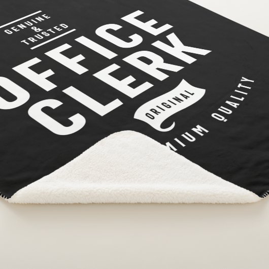 Couverture Sherpa Poste de commis de bureau Titre cadeau (3/4)