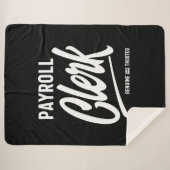 Couverture Sherpa Poste du commis à la paie Titre cadeau (Devant (Horizontal))