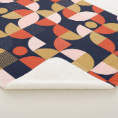 Couverture Sherpa Poster d'art en forme simple scandinave (3/4)