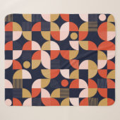 Couverture Sherpa Poster d'art en forme simple scandinave (Devant (Horizontal))