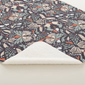 Couverture Sherpa Poster de animal papillon monarque (3/4)