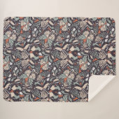 Couverture Sherpa Poster de animal papillon monarque (Devant (Horizontal))