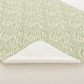 Couverture Sherpa Poster de animal vert (3/4)