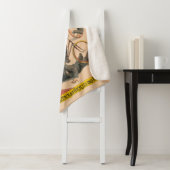 Couverture Sherpa Poster De Cirque Allemand vintage, 1900. (En situation)