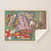 Couverture Sherpa Poster de cirque vintage Ringling Brothers (Devant (Horizontal))