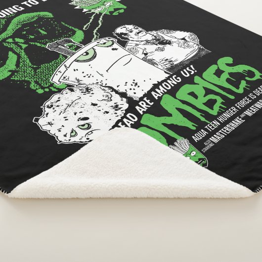 Couverture Sherpa Poster de la Force de Faim Ado Aqua Zombies (3/4)