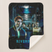 Couverture Sherpa Poster de l'allée inondable de Riverdale (Devant)