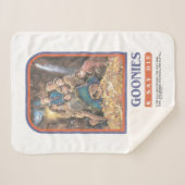 Couverture Sherpa Poster de l'anniversaire du trésor des Goonies (Devant (Horizontal))