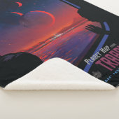 Couverture Sherpa Poster de l'espace rétro - Les spectateurs observe (3/4)