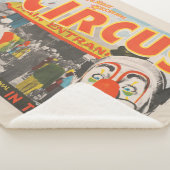 Couverture Sherpa Poster Du Cirque Des Gens Entrant Dans Le Grand Ha (3/4)