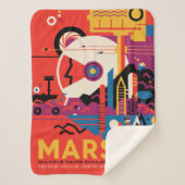 Couverture Sherpa Poster spatial Retro - Programme d'exploration de  (Devant)