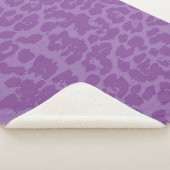 Couverture Sherpa Pot animal pourpre (3/4)