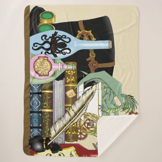 Couverture Sherpa Potions Dragon Steampunk Livres (Devant)