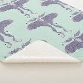 Couverture Sherpa Pouf Rond (3/4)