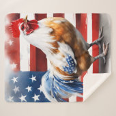 Couverture Sherpa poulet américain (Devant (Horizontal))