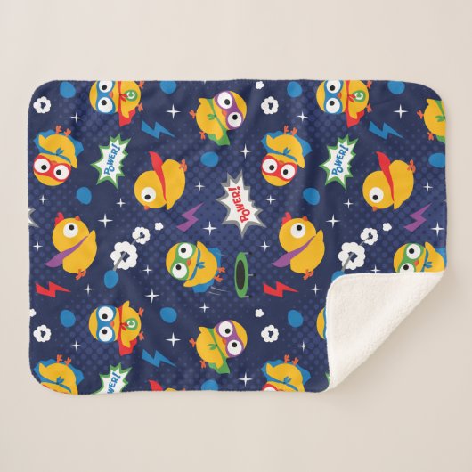 Couverture Sherpa Poulet de superhéros (Devant (Horizontal))