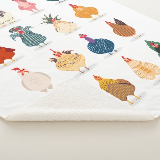 Couverture Sherpa Poulet mou (3/4)