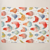 Couverture Sherpa Poulets d'élevage (Devant (Horizontal))
