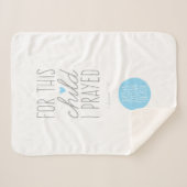 Couverture Sherpa Pour cet enfant j'ai prié dans le bleu (Devant (Horizontal))