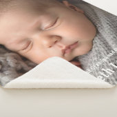 Couverture Sherpa pour l'arrivée d'un nouveau bébé (3/4)