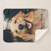 Couverture Sherpa Pour toujours dans nos coeurs Photo commémorative  (Devant (Horizontal))