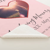 Couverture Sherpa Pour toujours dans nos coeurs Photo Memorial (3/4)