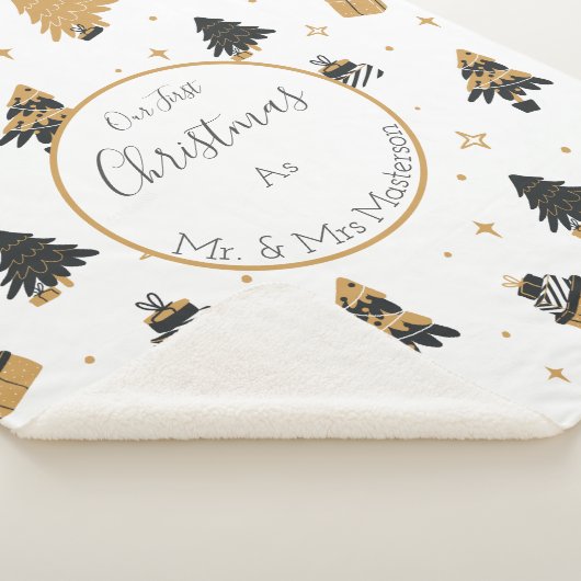 Couverture Sherpa Premier Noël Marié M. et Mme Custom (3/4)