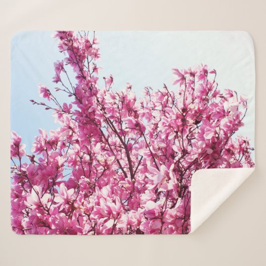 COUVERTURE SHERPA PREMIER PRINTEMPS FLEURS (Devant (Horizontal))