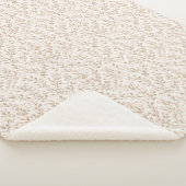 Couverture Sherpa Pretty Blush Pink Cream Floral  (3/4)