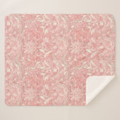 Couverture Sherpa Pretty Pink French Parisian Design (Devant (Horizontal))