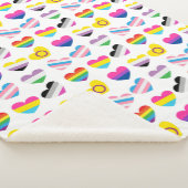 Couverture Sherpa Pride Hearts Sherpa Blanket (3/4)