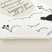 Couverture Sherpa Prière des Bénédictions célestes | Couleurs neutre (3/4)